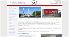 Desktop Screenshot of alpha-labor.de